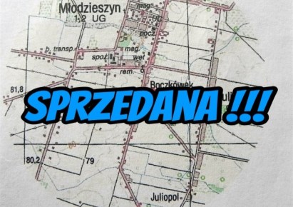 działka na sprzedaż - Młodzieszyn, Juliopol